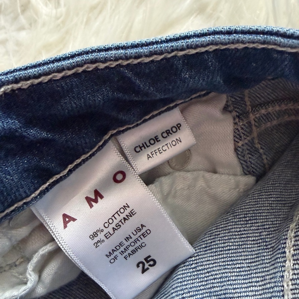 AMO Chloe High Rise Straight Crop Affection Jeans - Picture 7 of 7